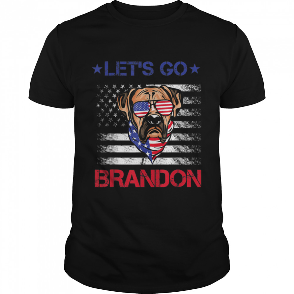 Let’s Go Brandon, Joe Biden Chant, Impeach Biden Us Flag T-Shirt B09JBKB6F9