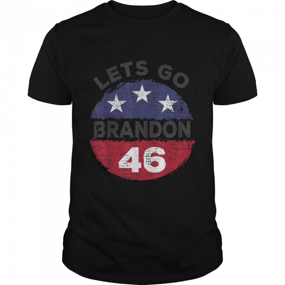 Let’s Go Brandon US Flag Biden T-Shirt B09J44Y12V