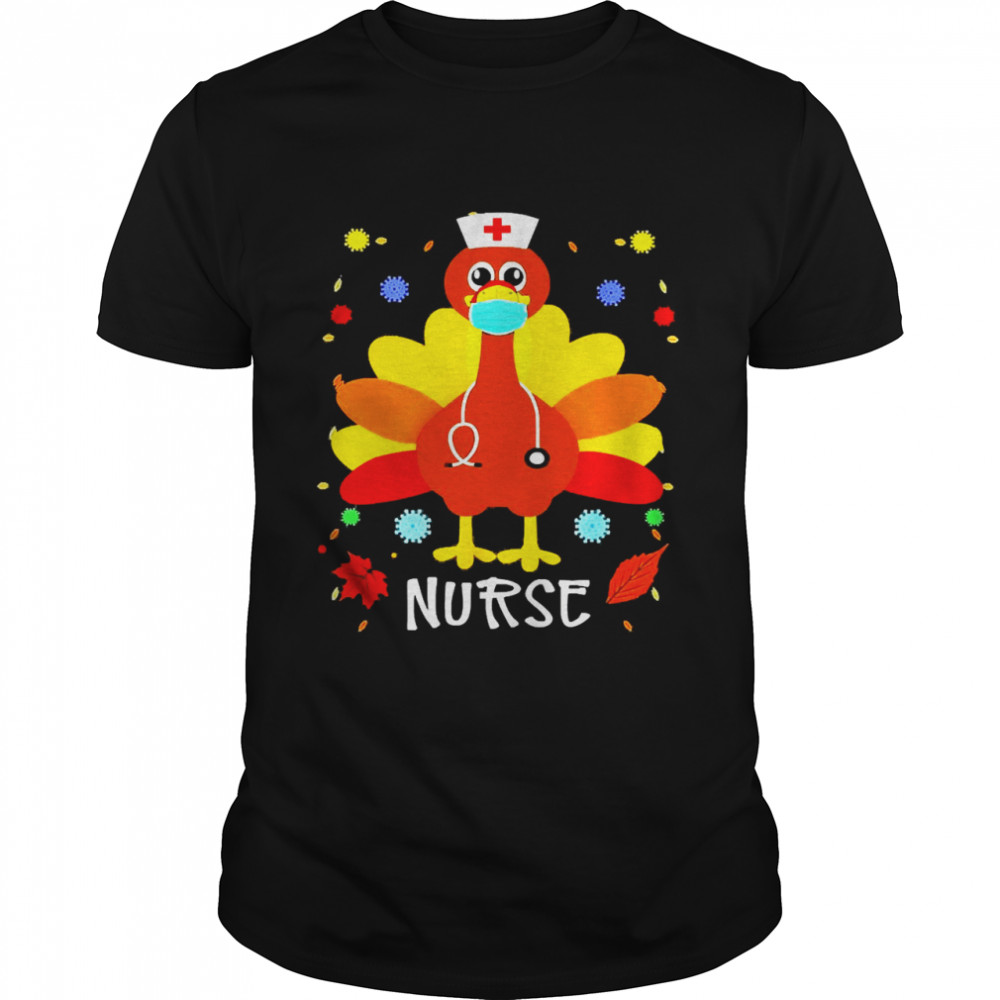 Happy Thanksgiving Turkey Nurse T-shirt