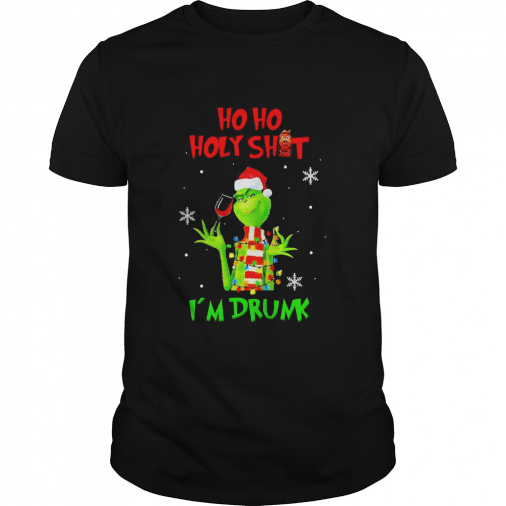 Santa Grinch Ho Ho Holy Shit I’m Drunk Sweat T-shirt