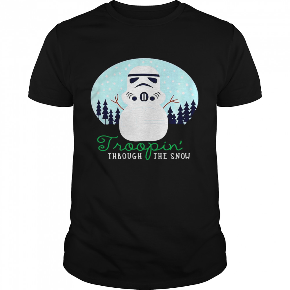 Star Wars Christmas Troopin’ Through The Snow Christmas T-shirt