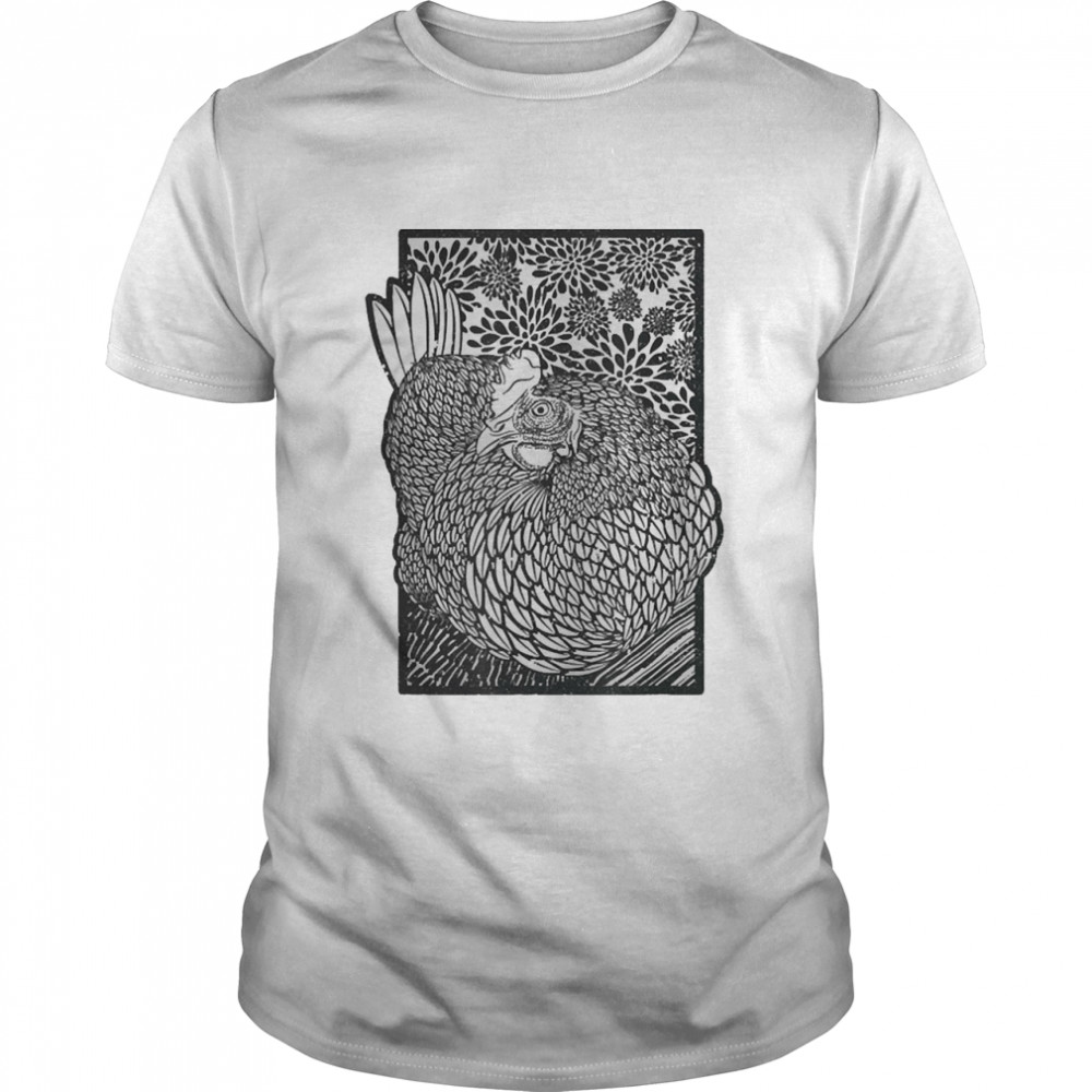 The Chicken Woodcut Series For Chicken Farmers Owners Love T-shirt