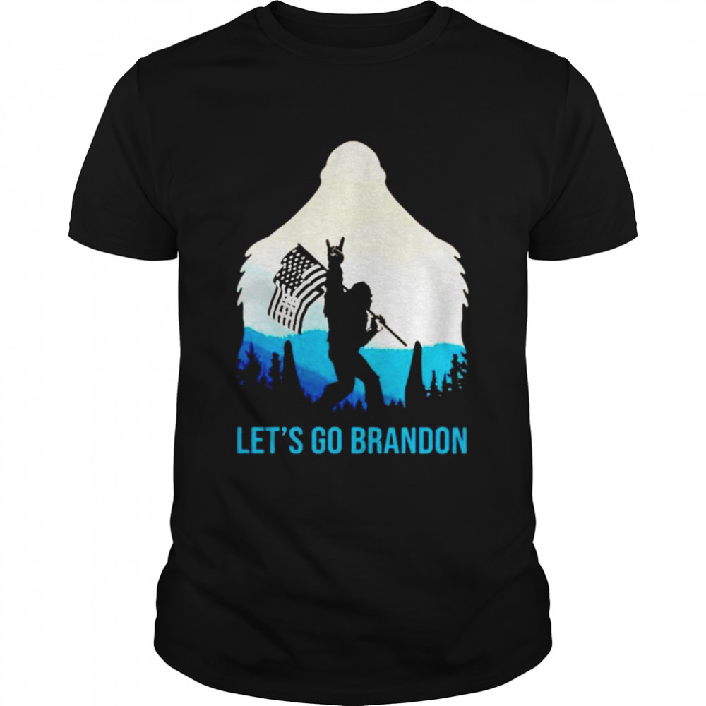 bigfoot fuck Biden let’s go Brandon shirt