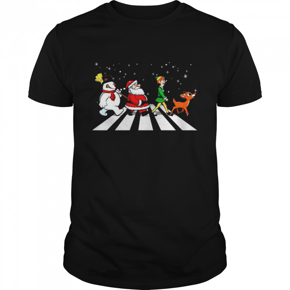Christmas Characters Road Sweat T-shirt
