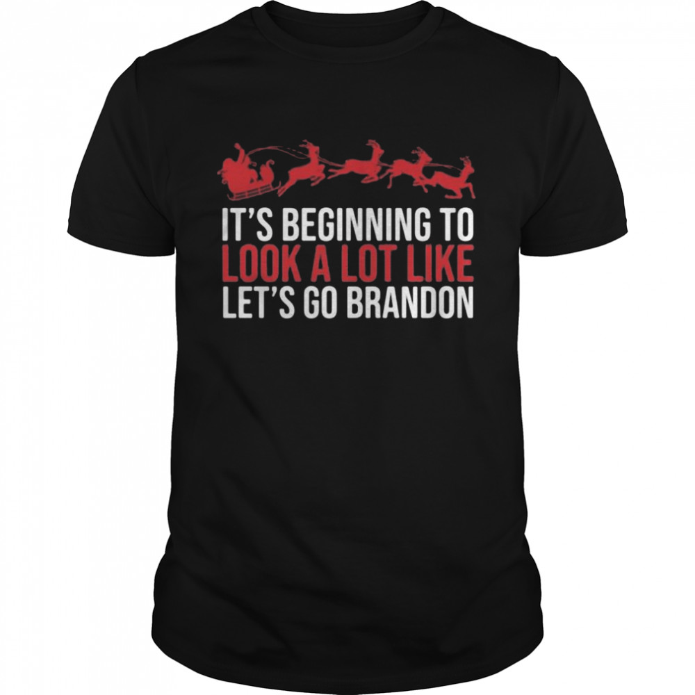 It’s beginning to look a lot like let’s go brandon anti Biden Christmas shirt