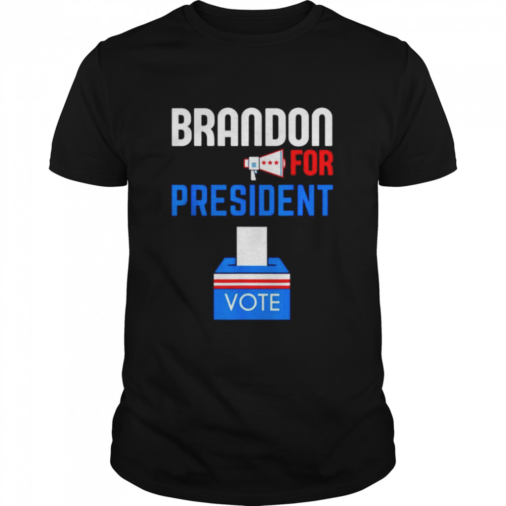 Official brandon for president vote shirt