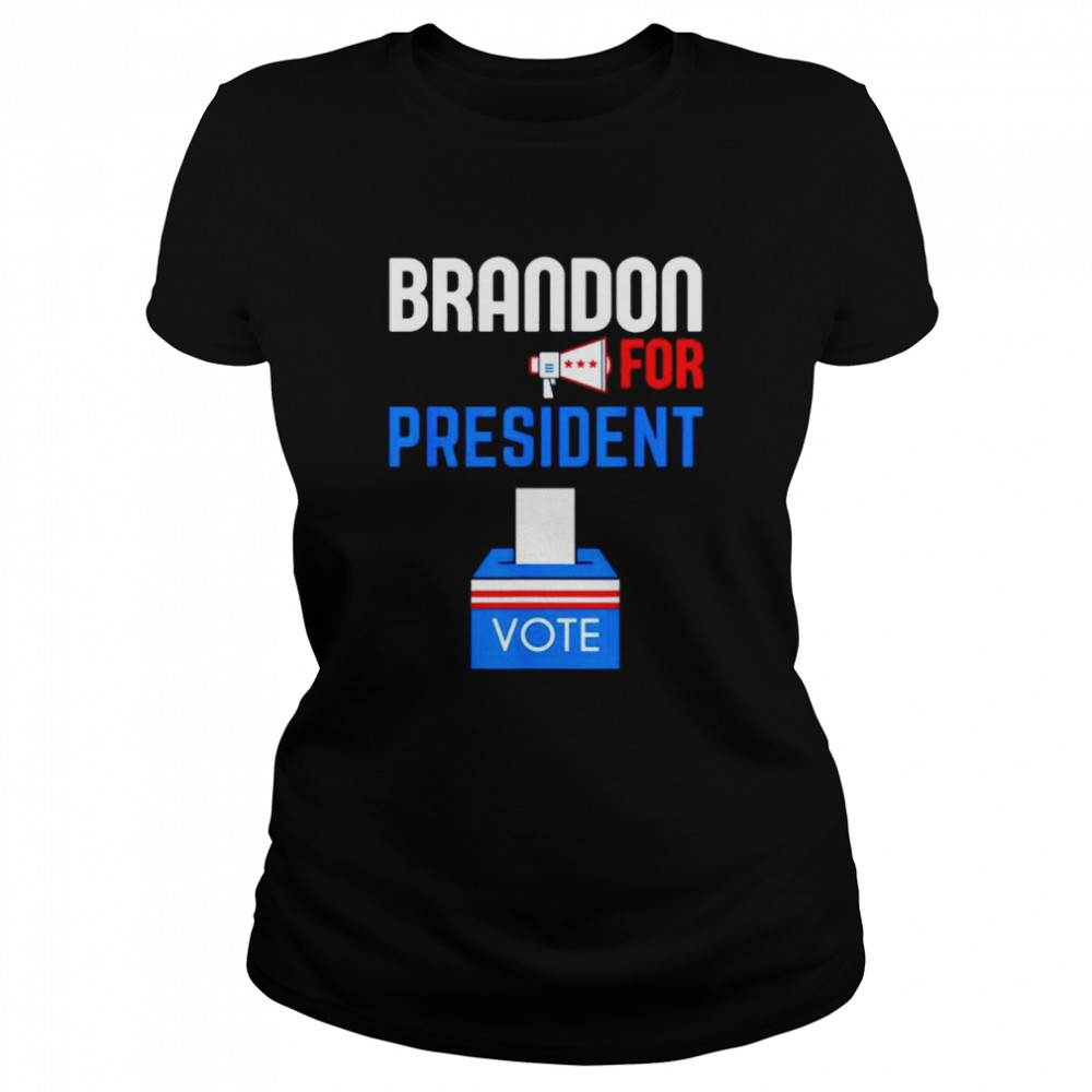 Official brandon for president vote shirt Classic Women's T-shirt