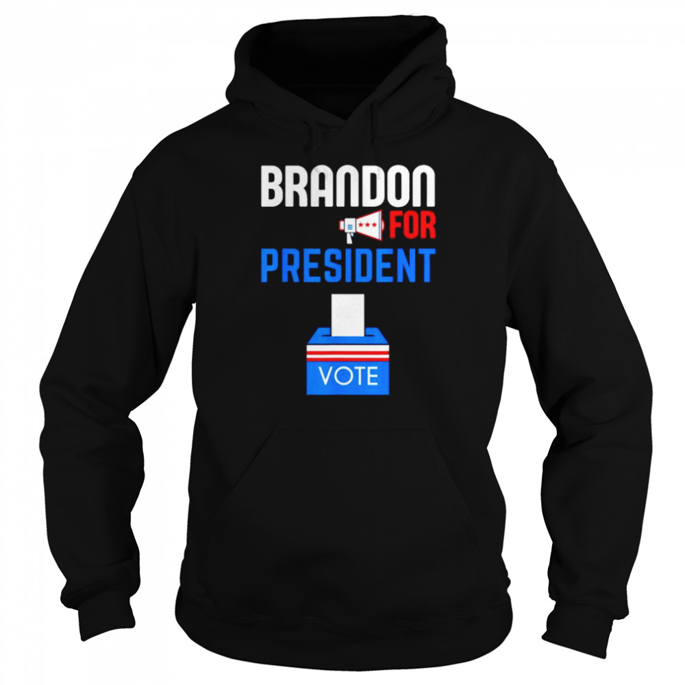 Official brandon for president vote shirt Unisex Hoodie