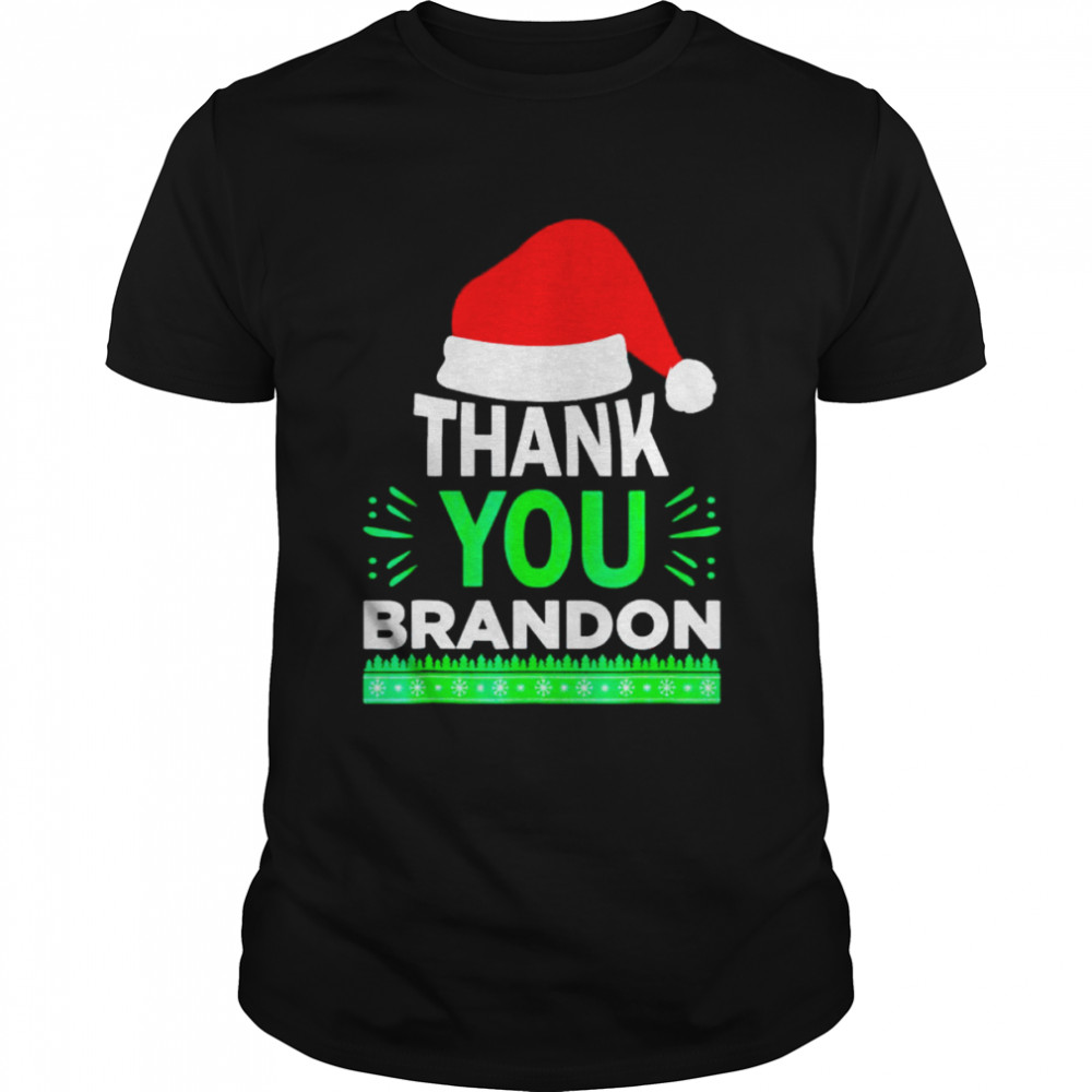Christmas Pajama Thank You Brandon shirt