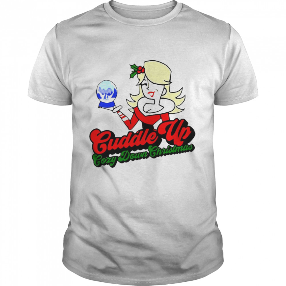 Holly Dolly Parton Cuddle Up Cozy Down Christmas Sweat T-shirt