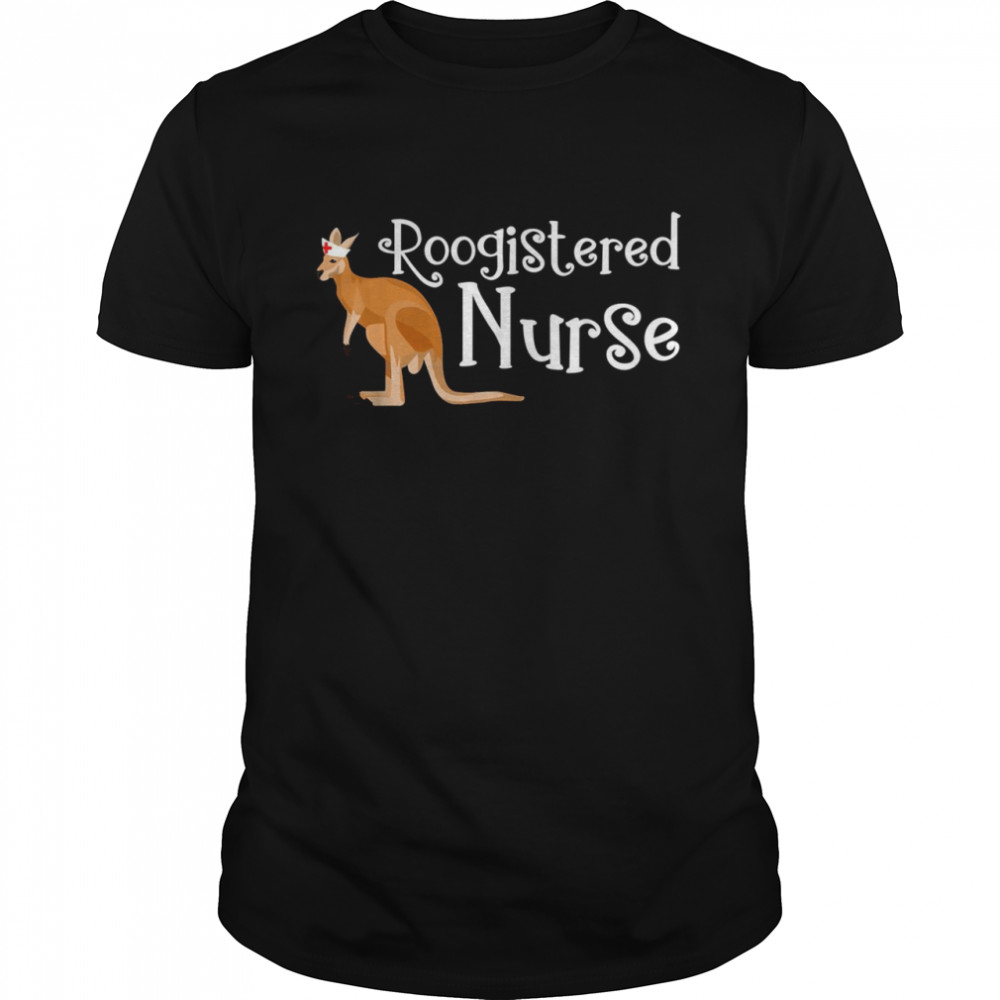 Nursing Kangaroo Registered Nurse RN Australia Novelty Shirt