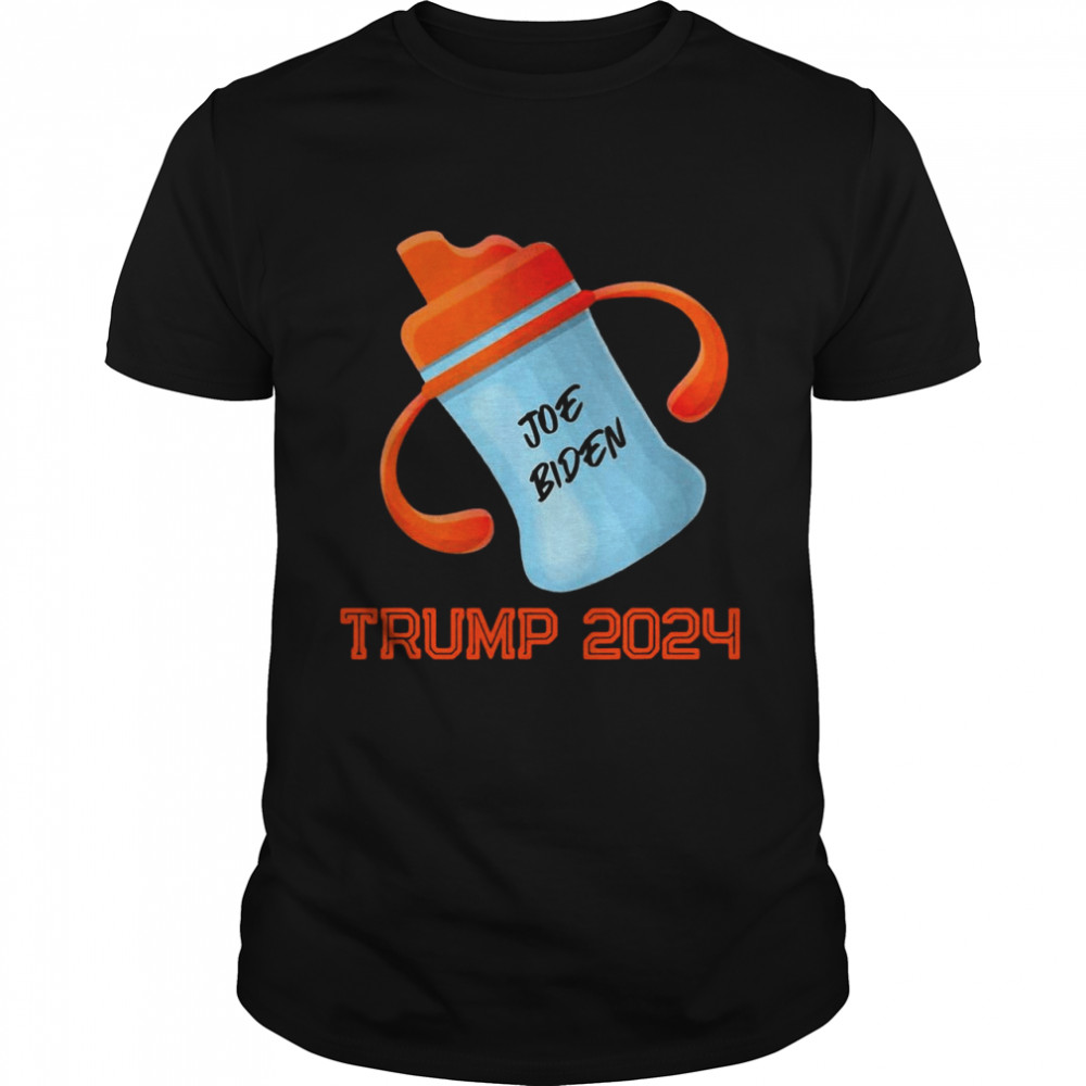 Sippy Cup Joe Biden Trump 2024 T-shirt