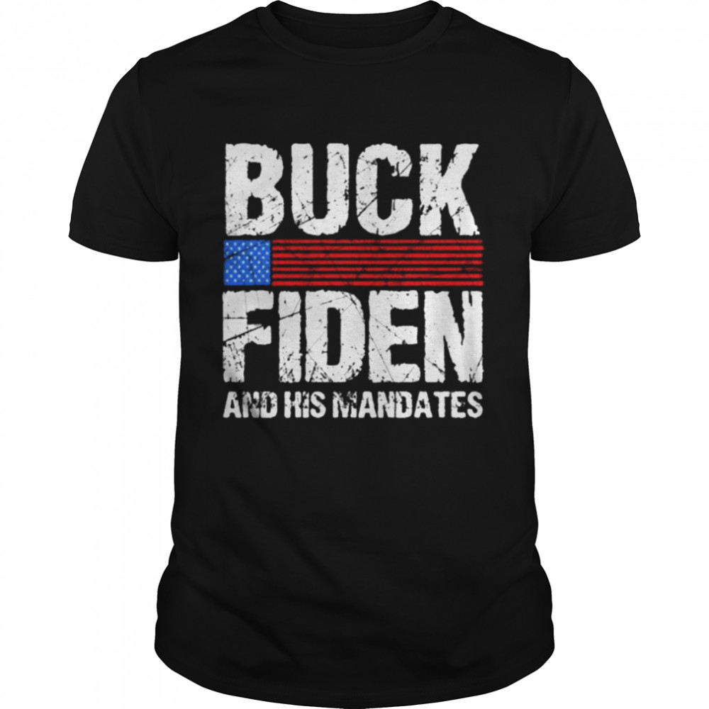 Buck Fiden and his mandates shirt