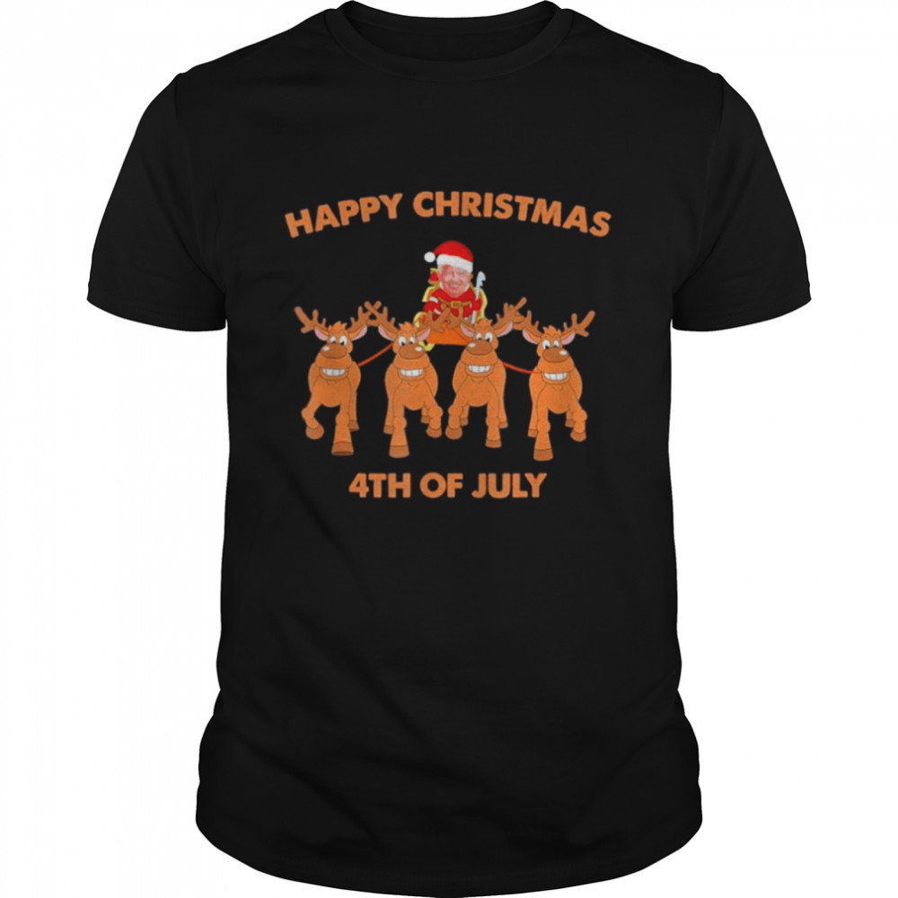Happy 4th of July Christmas Joe Biden Pajama shirt Classic Men's T-shirt