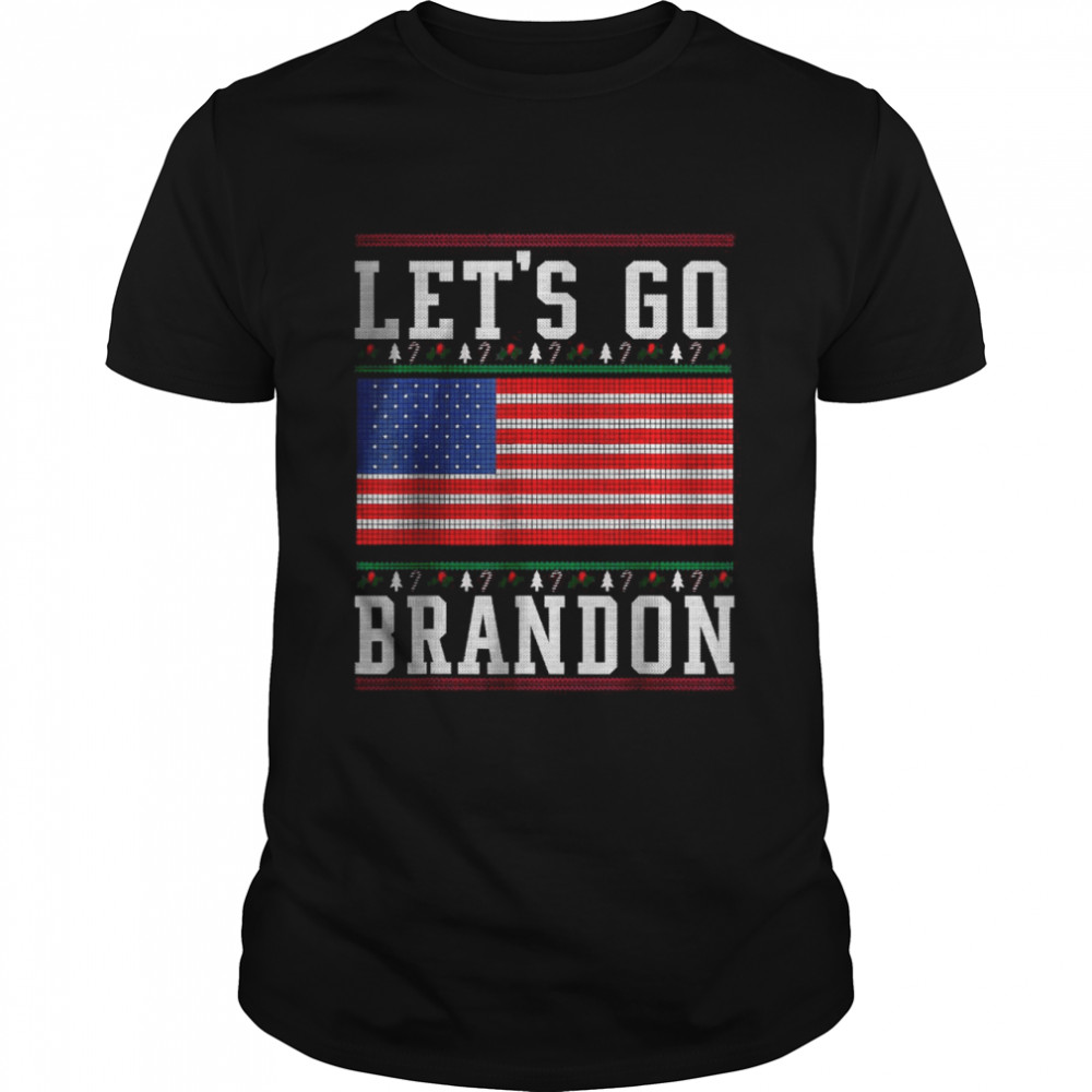 Let’s Go Brandon Ugly Christmas Xmas T-Shirt