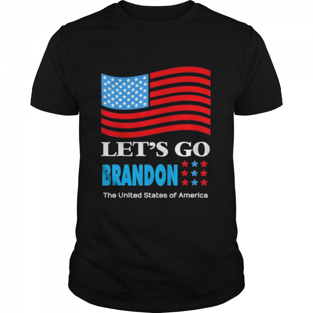 All I Want For Christmas Is This Let’s Go Braden Brandon Usa Flag T-Shirt