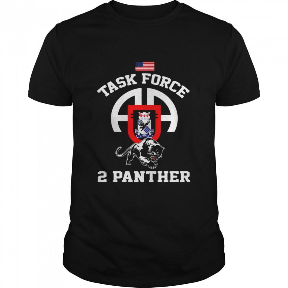 American Flag Task Force 2 Panther Shirt