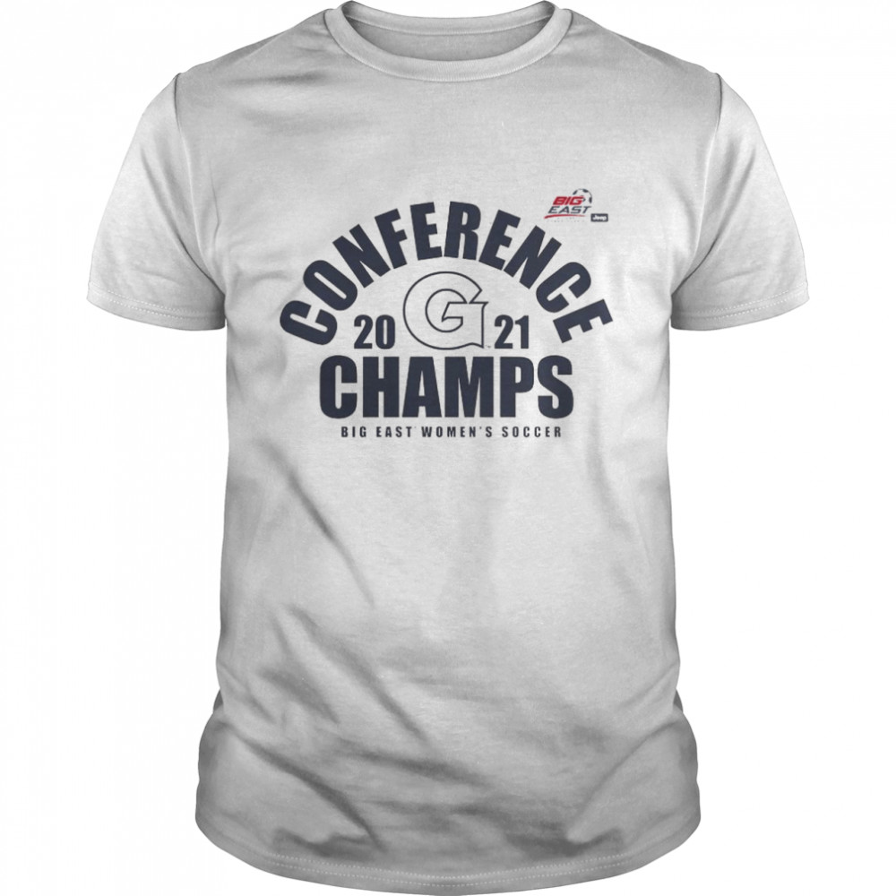 Georgetown Hoyas 2021 Big East Women’s Soccer Champions T-Shirt
