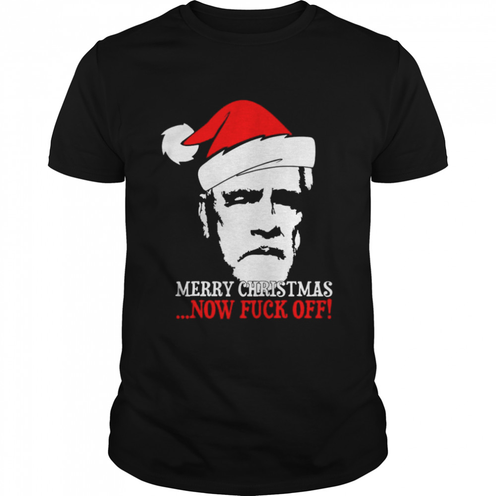 Santa Logan Roy Merry Christmas Now Fuck Off Shirt