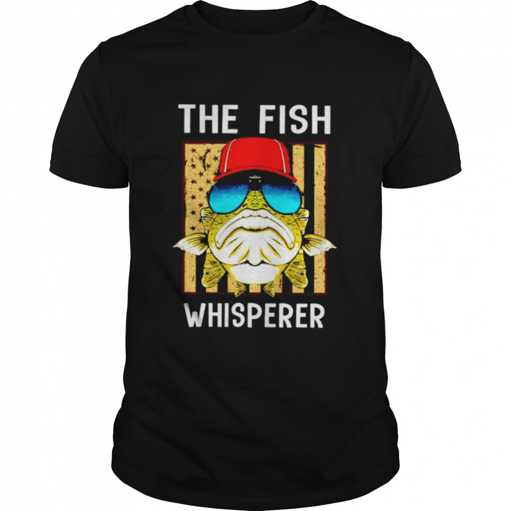 The Fish Whisperer American flag shirt