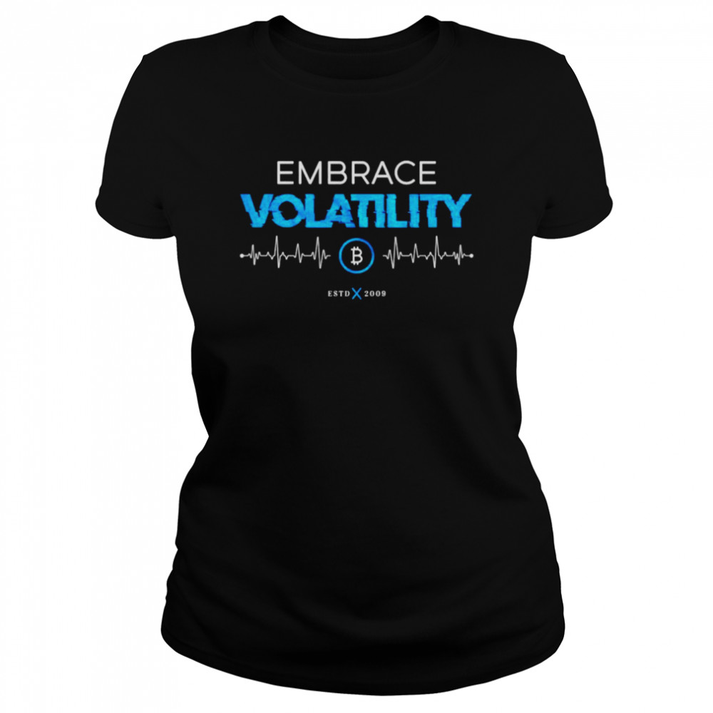 Embrace volatility estd 2009 shirt Classic Women's T-shirt