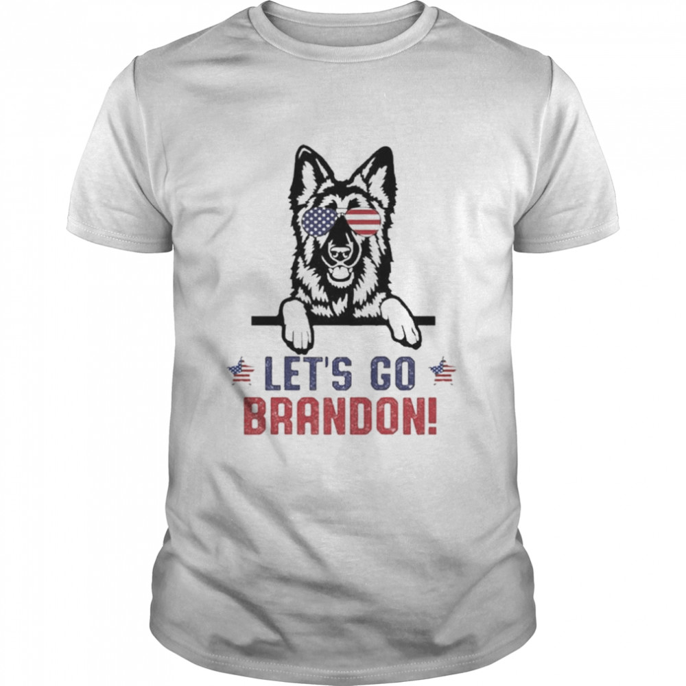 German Shepherd Let’s Go Brandon 2021 Christmas Shirt