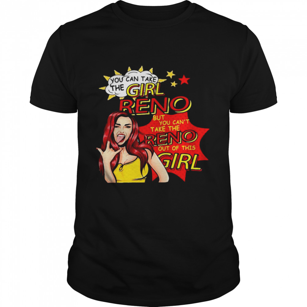 Girl From Reno Comic Style Reno Girl Shirt