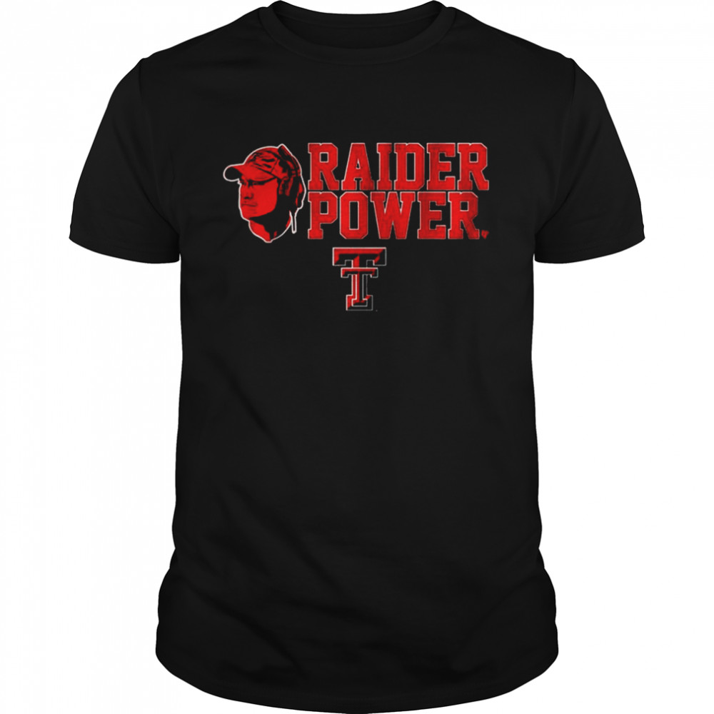 Joey McGuire Raider Power Shirt Texas Tech shirt
