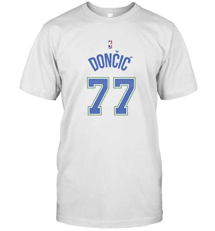 Luka Doncic Dallas Mavericks City Edition Mixtape 2021 Classic Men's T-shirt