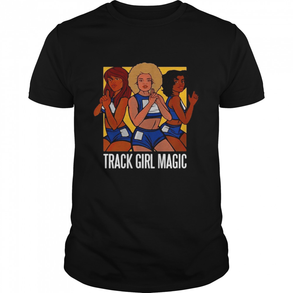 Track Girl Magic Running Girls Vintage Shirt