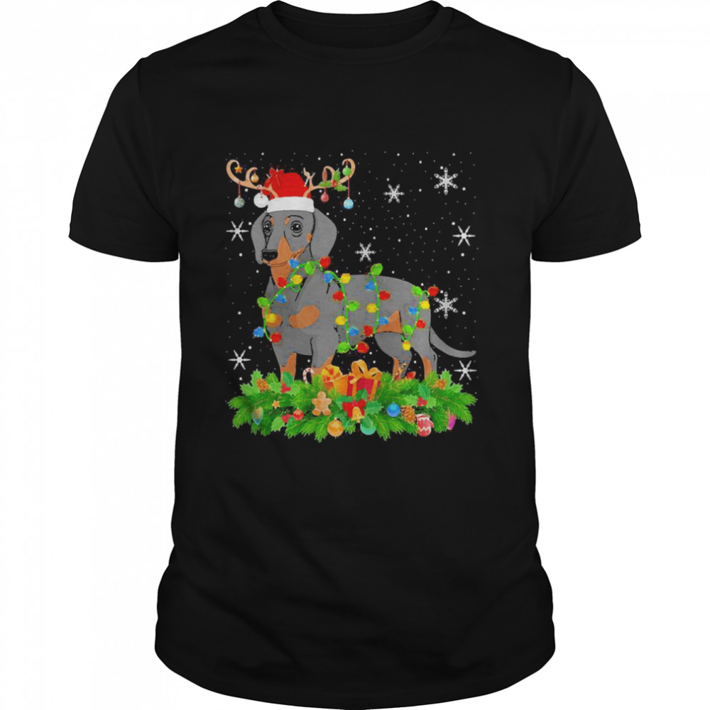 Wiener Dachshund Reindeer Wiener Dachshund Christmas Shirt