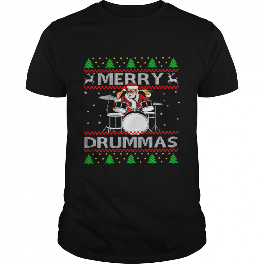 Merry drummas christmas shirt