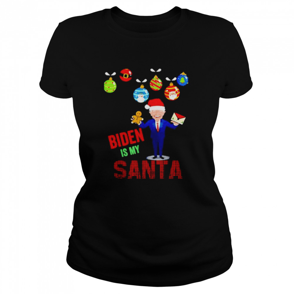 Best biden is my Santa Christmas sweater Classic Women's T-shirt