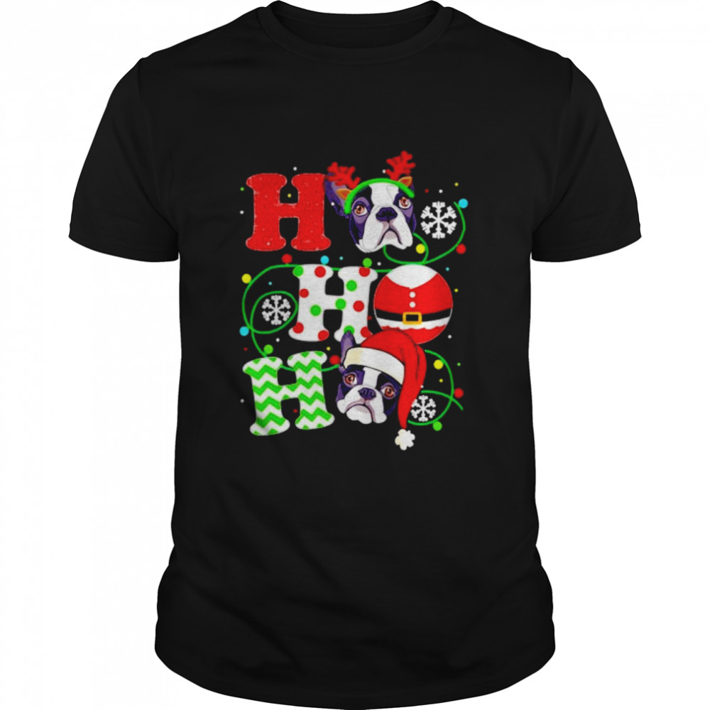 Pitbull Ho Ho Ho Christmas shirt