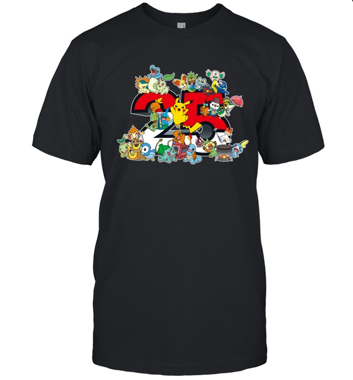Pokemon 25th Anniversary T shirt
