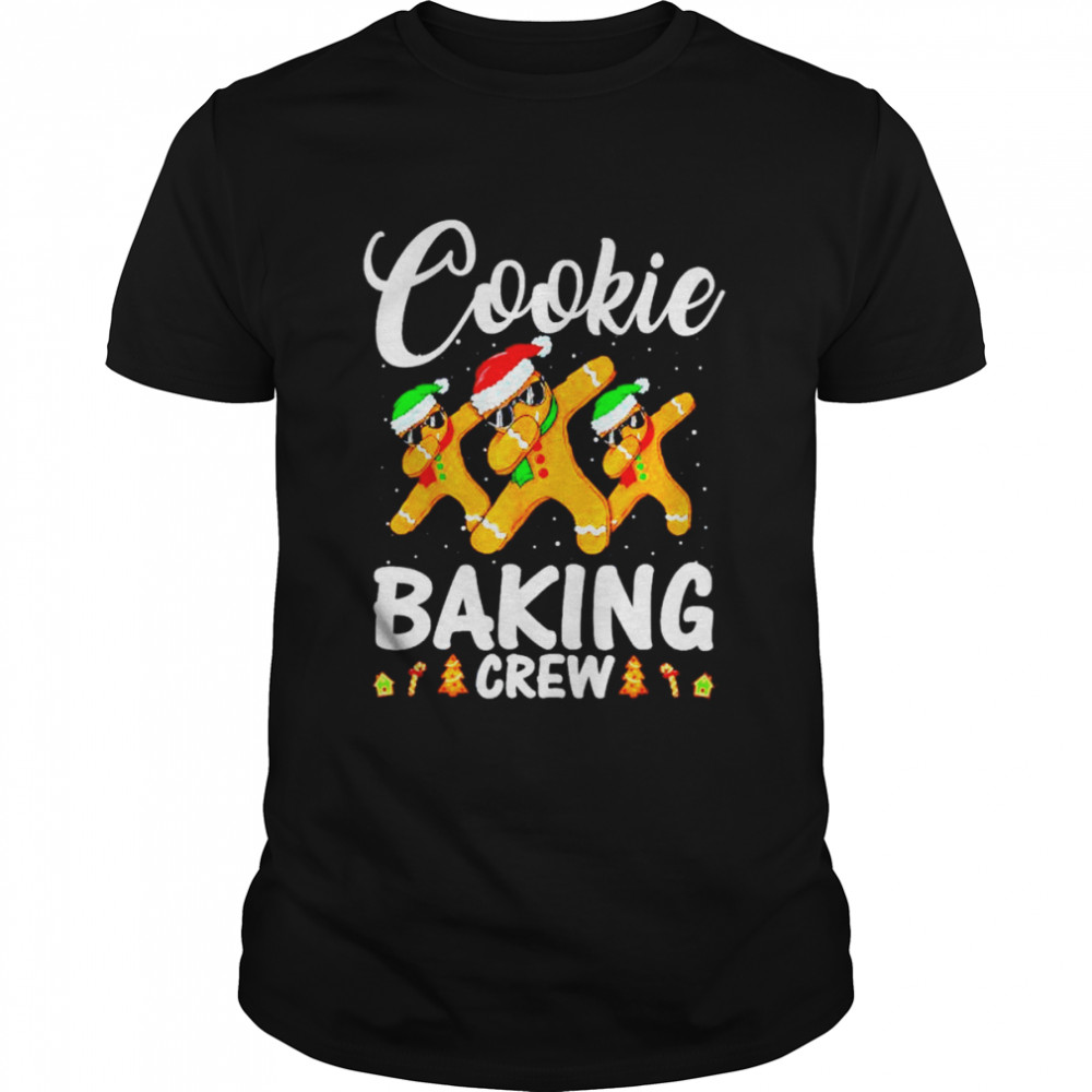 Cookie Baking Crew Family Christmas Gingerbread Team shirt