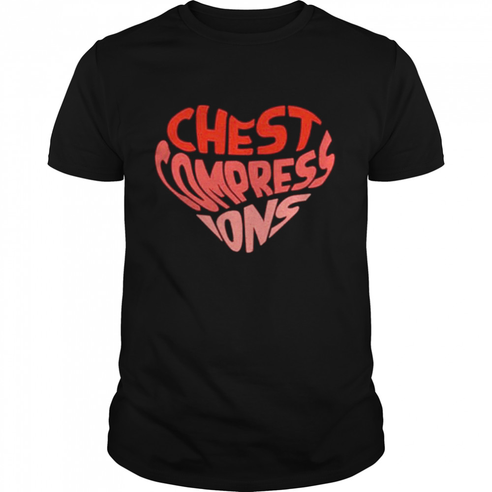 Chest compressions heart shirt