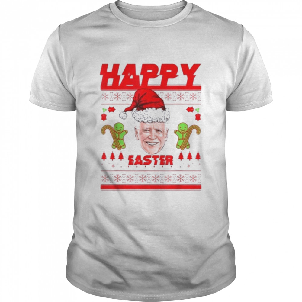 Happy Easter Santa Joe Biden Ugly Christmas shirt