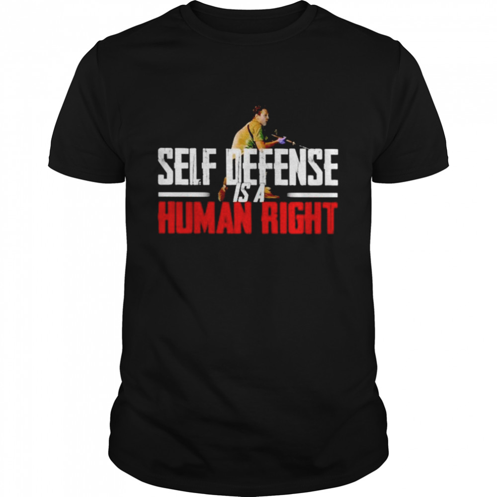 Kyle Rittenhouse self defense is a human right shirt
