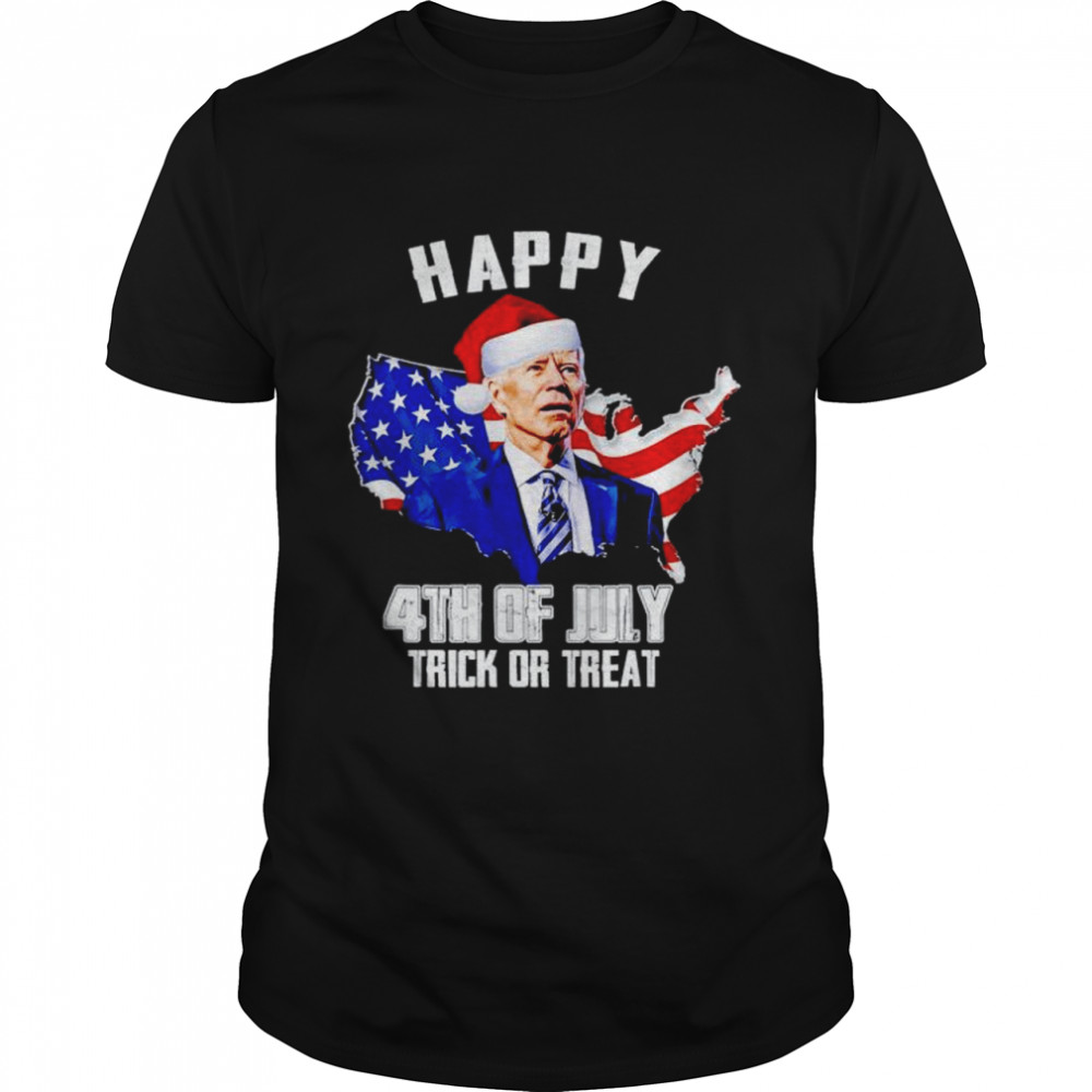 Awesome biden happy 4th of july trick or treat shirt
