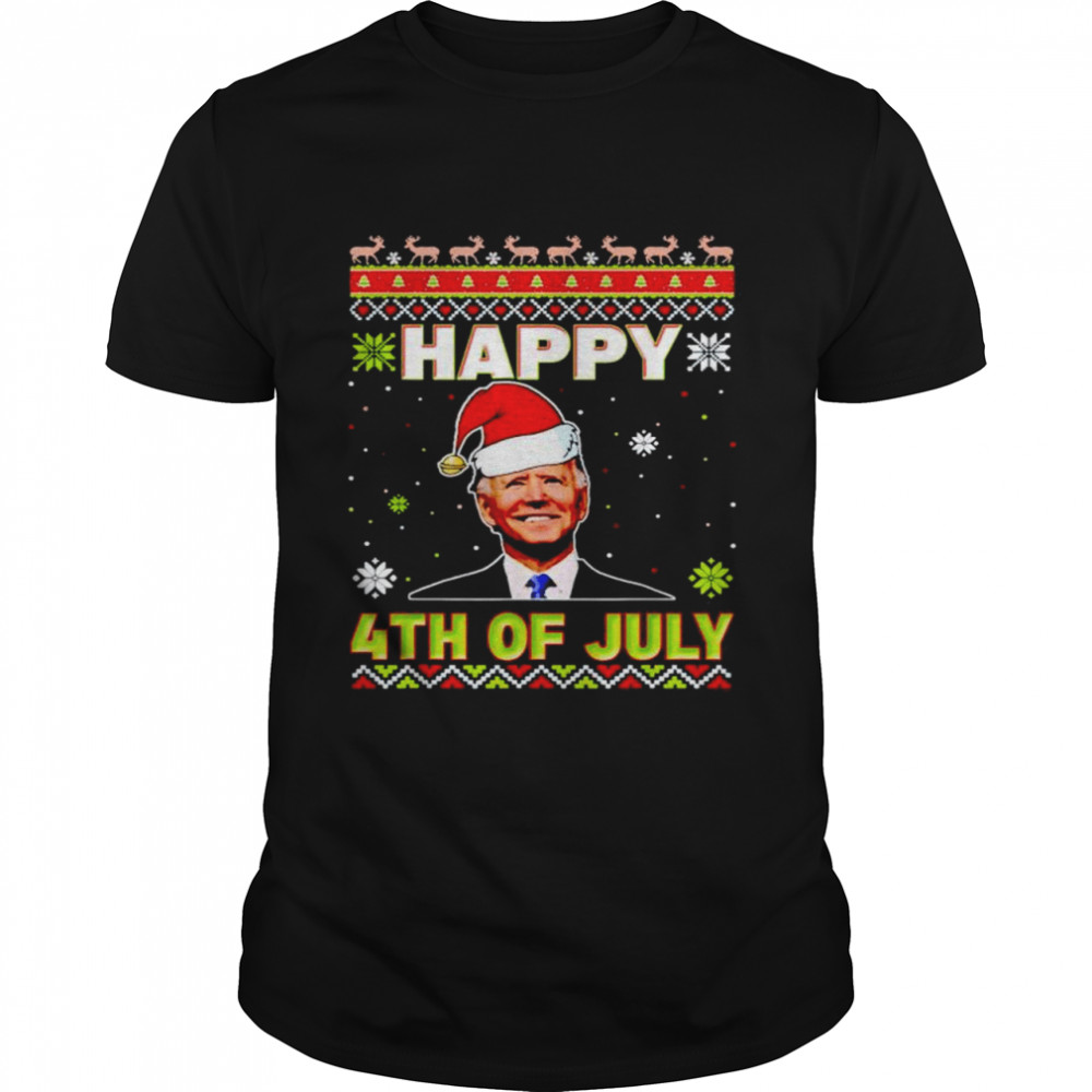 Happy 4th of July Biden Ugly Christmas shirt