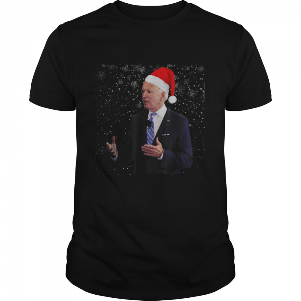 Joe Biden Santa Hat Xmas T-Shirt
