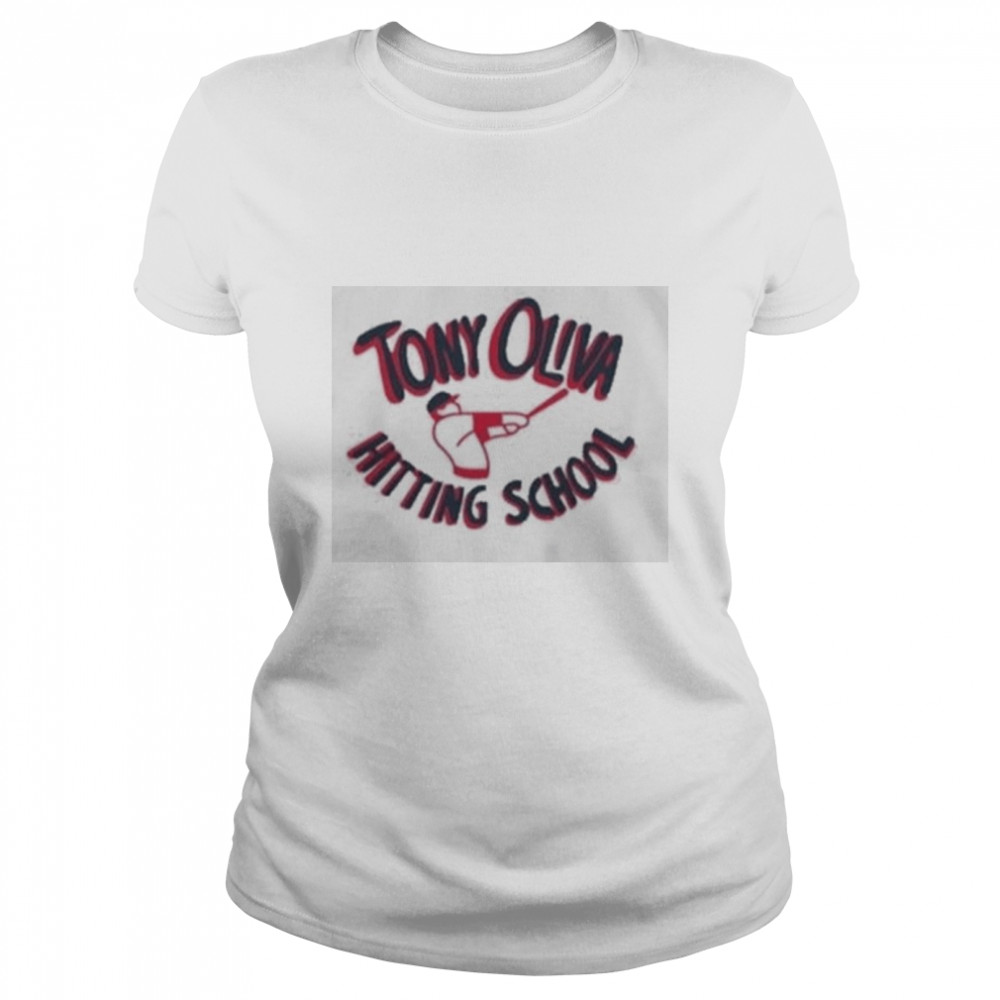 Minnesota Twins Tony Oliva Hitting School  Classic Women's T-shirt