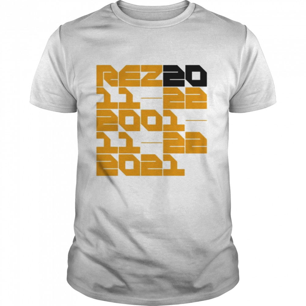 Rez20 Anniversary 2001 2021 shirt