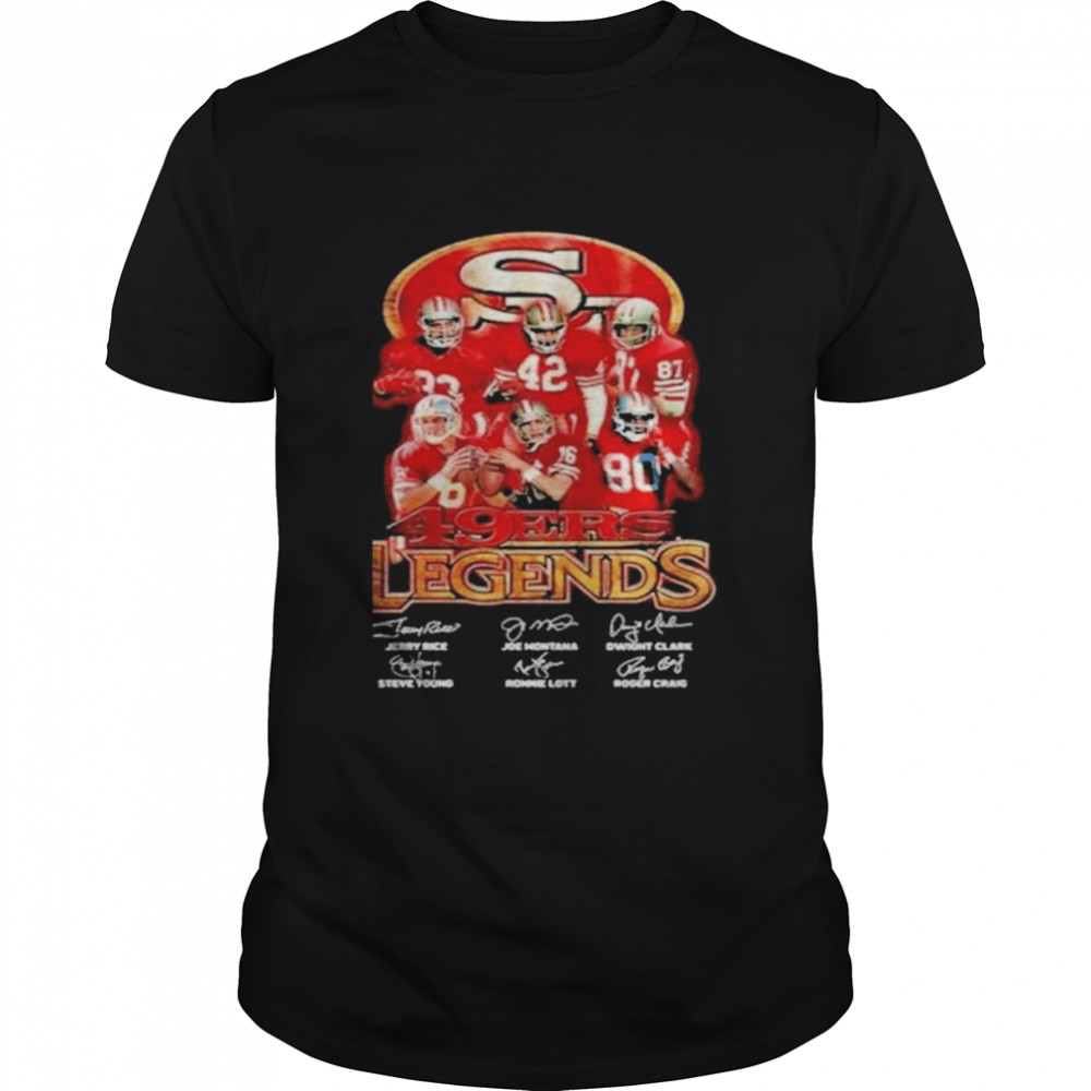 San Francisco 49ers National League American Football Signatures Shirt