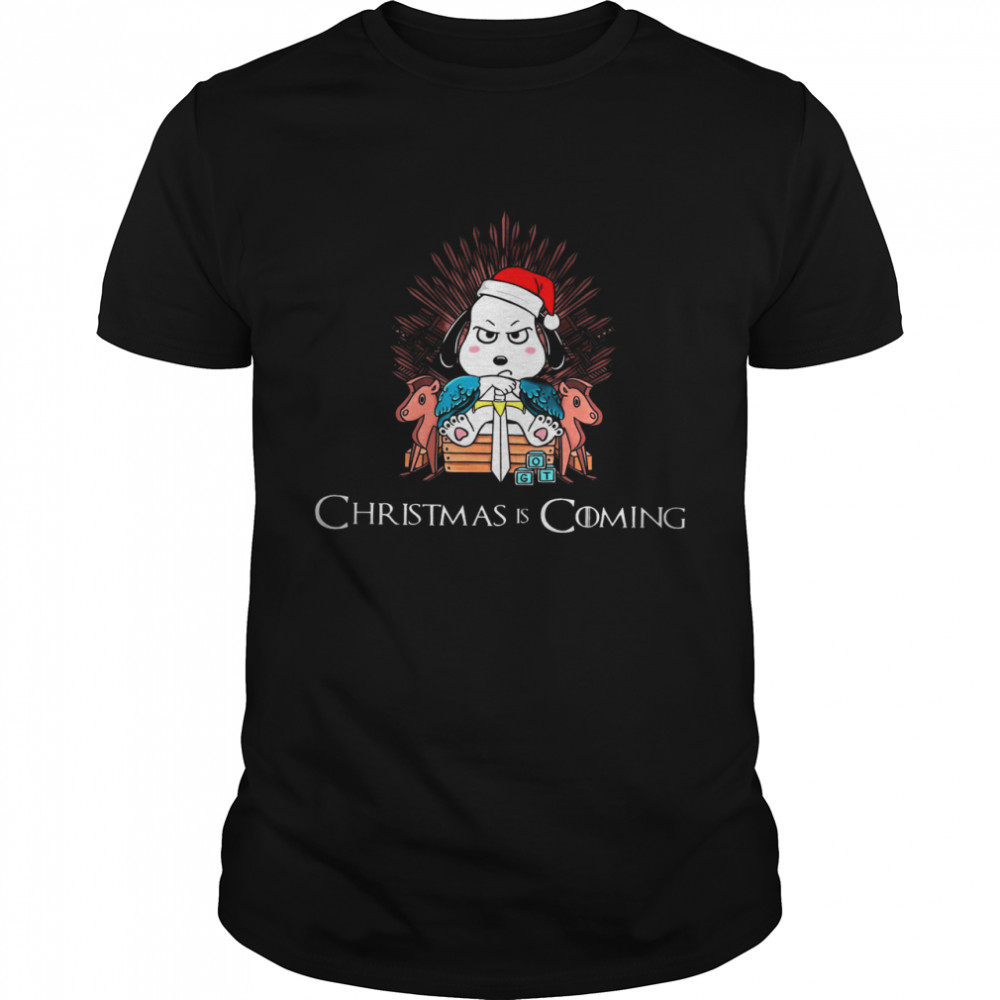 Snoopy Christmas Is Coming Shirt