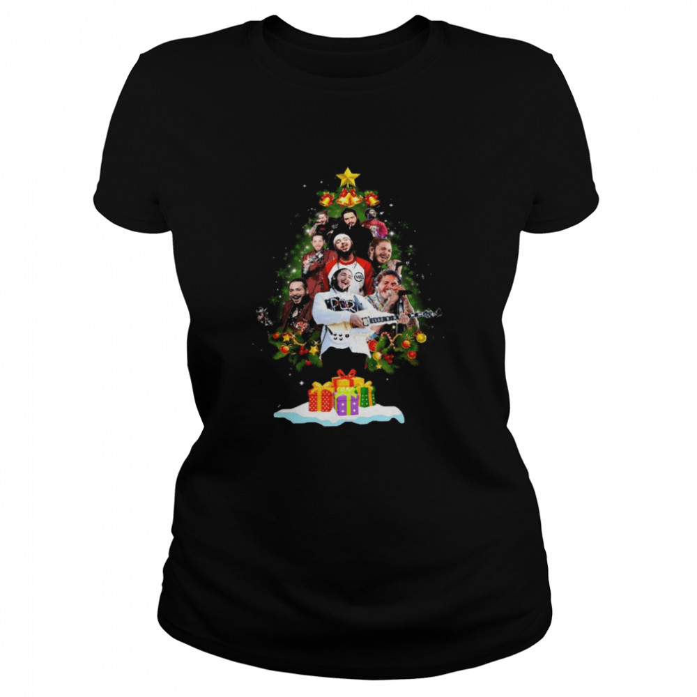 Post Malone Music Christmas Tree Sweater Classic Women's T-shirt