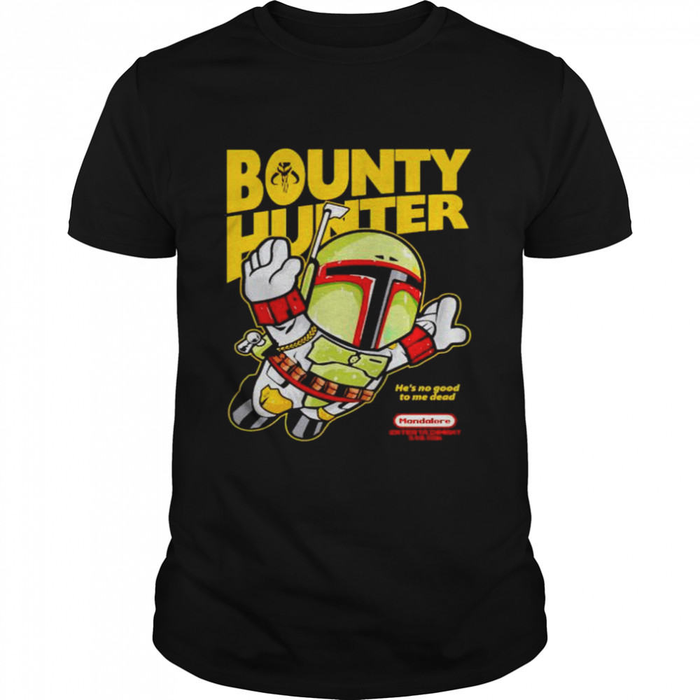boba Fett Super Mario bounty hunter shirt