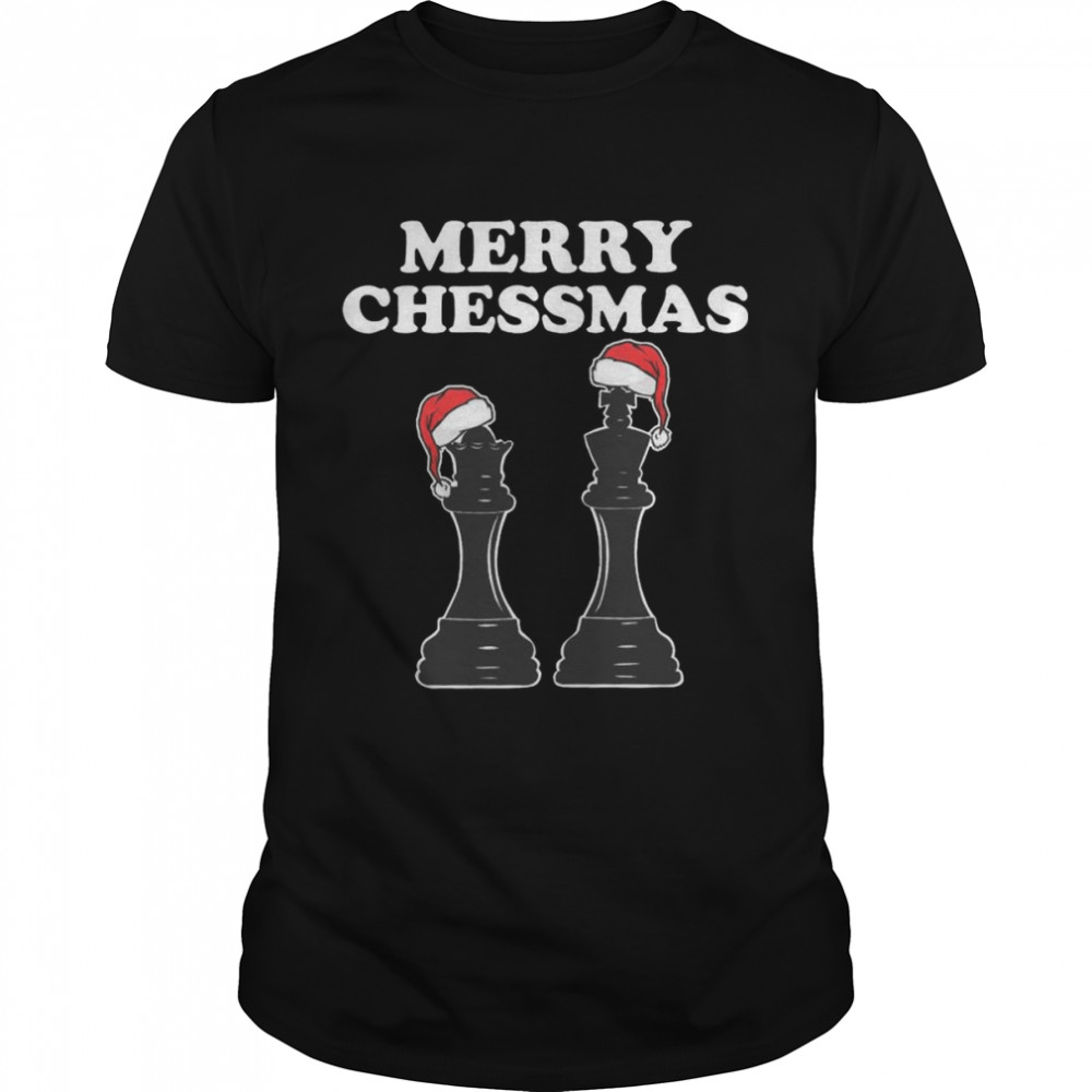 Merry Christmas Chess Santa Hat Shirt