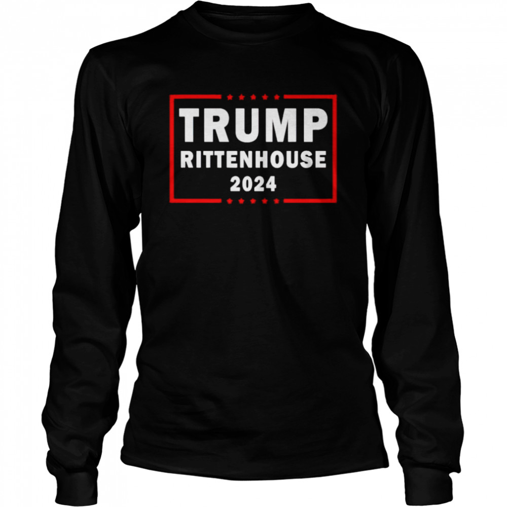 Trump rittenhouse 2024 shirt Long Sleeved T-shirt